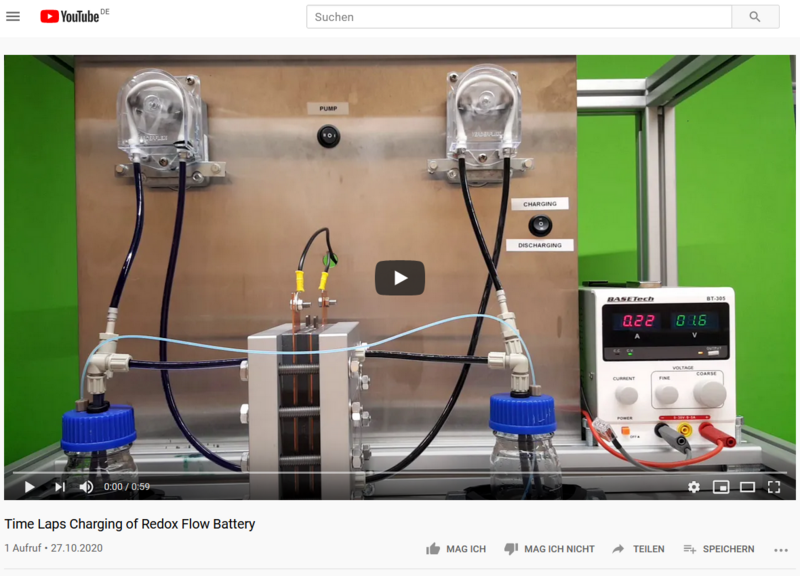 Redox Flow Batteries in Teaching Campus Straubing